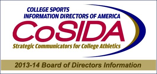2013-14 CoSIDA Board of Directors: Responsibilities and Coordinating Roles